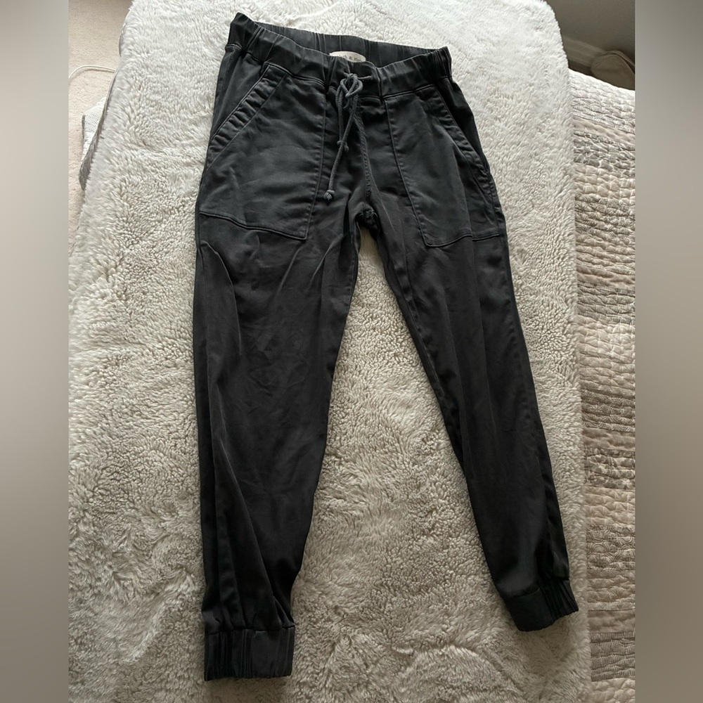 Anthropologie Dark Gray Jogger Pants